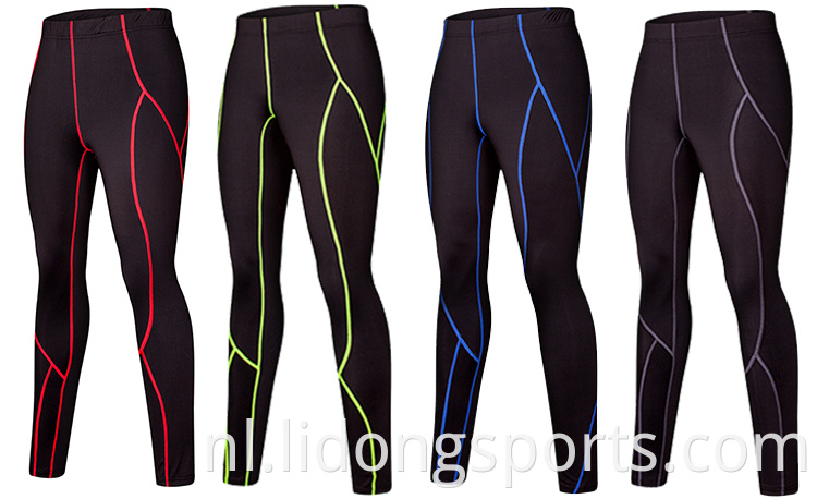 groothandel heren sportschoolbroek hoge elasticiteit spandex fitness kleding sportschool